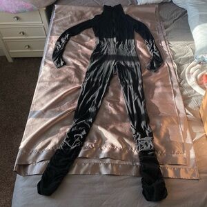 Black zip up jumpsuit size small